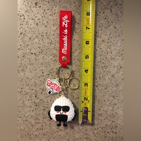 Capital Musubi Onigiri Rice Ball Keychain 8" - Picture 7 of 8